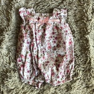 Edgehill Collection floral cotton romper